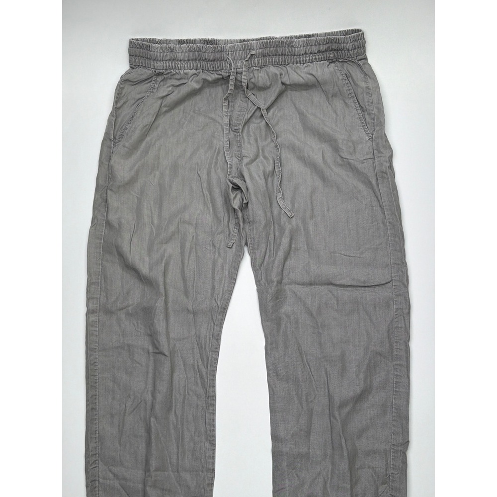 Gap 1969 Grey Jogger Pants Womens Large Elastic Waist Drawstring‎ Relaxed Fit